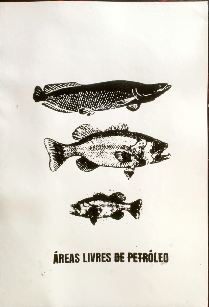 Serigrafia. Áreas livres de petróleo 2025 _ Moa Freitas